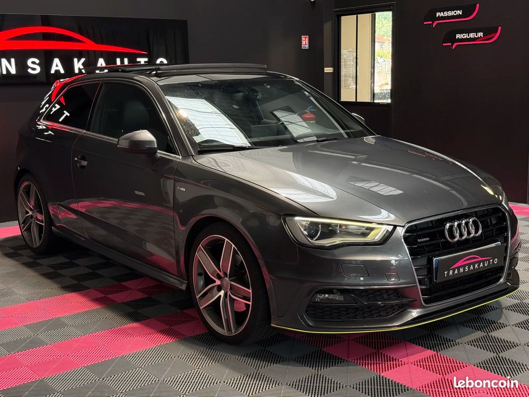 Audi A3 Quattro 2.0 TDi 184 cv S line Toit ouvrant - Bang Olufsen - Distrib et STRONIC à jour (image 4)
