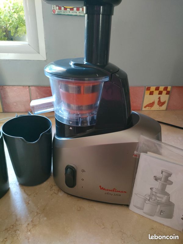 Centrifugeuse Moulinex Infiny Juice Grise – Extracteur De Jus 1L – Neuve