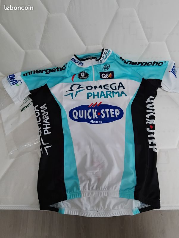 Maillot De Cyclisme Adidas – Taille XL, Noir, Tissu Jersey, Occasion état Correct