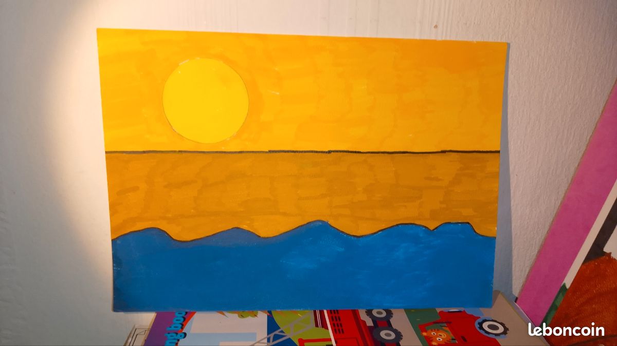 Je vends dessin 1 21 cm x 29,7 cm à venir chercher sur place (image 1)