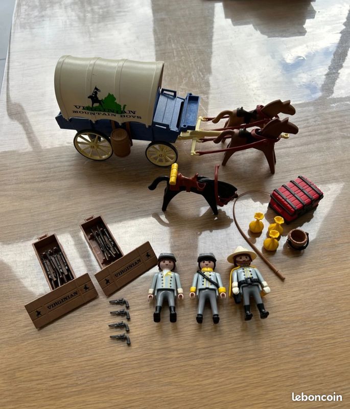 Playmobil Western - Soldato Sudista Reggimento Butternut - Usato - Foto 1