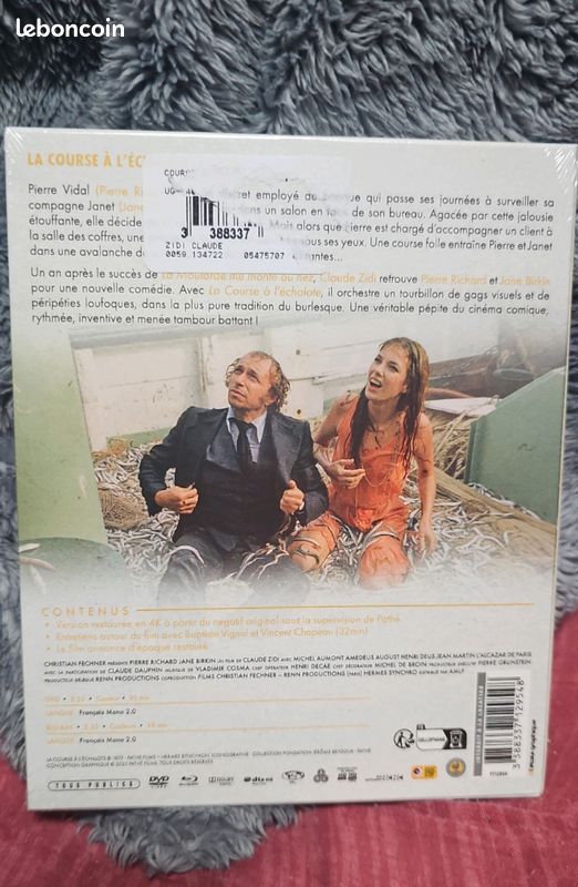 La course à l'échalote - dvd + Blu-ray - neuf (image 2)