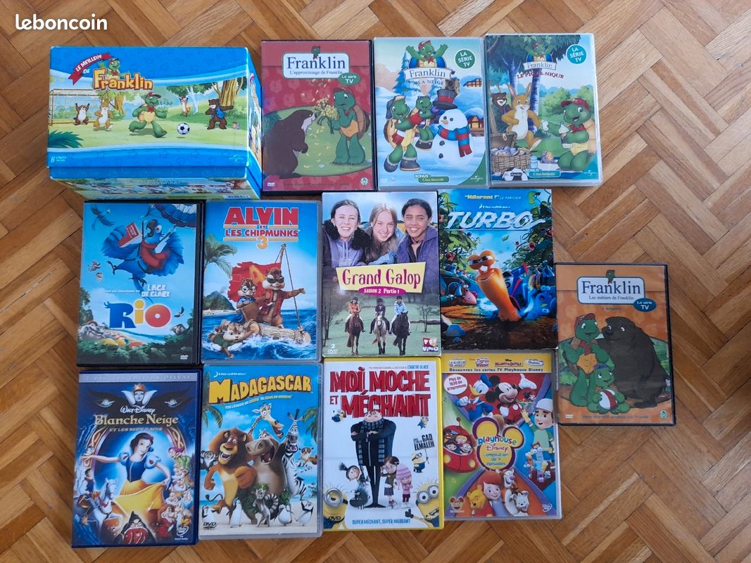 Dvd enfants à vendre par lot ou individuellement (image 1)