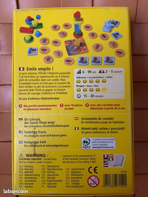 Jeu de société Emile empile (image 2)