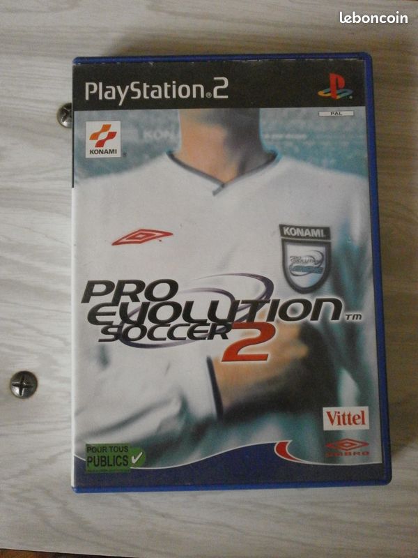 Jeu PS2 : Pro Evolution Soccer 2 - Version PAL, Complet En Boîte, Bon état