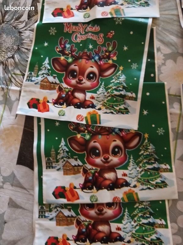 10 petits sachets noel 13x20cm (image 3)