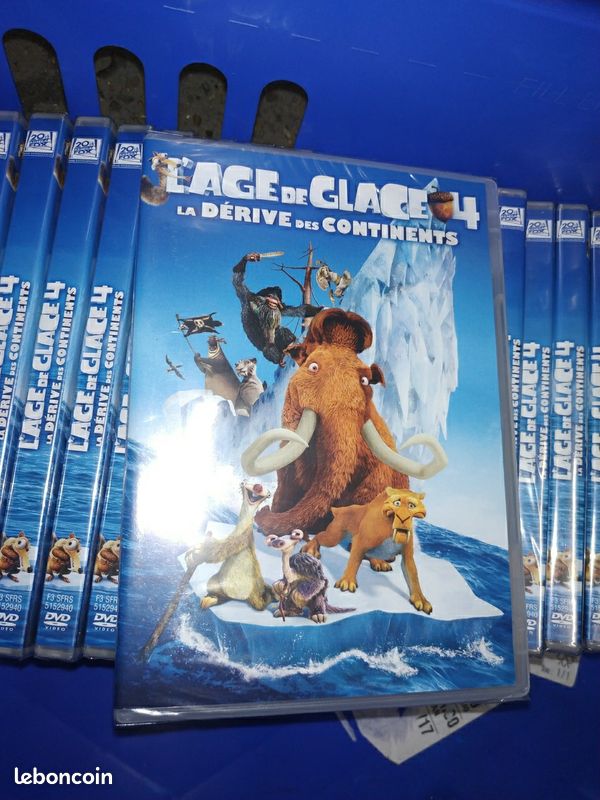 Lot DVD neufs 22 copies l'âge de glace la dérive des continents sous blister scellé (image 1)