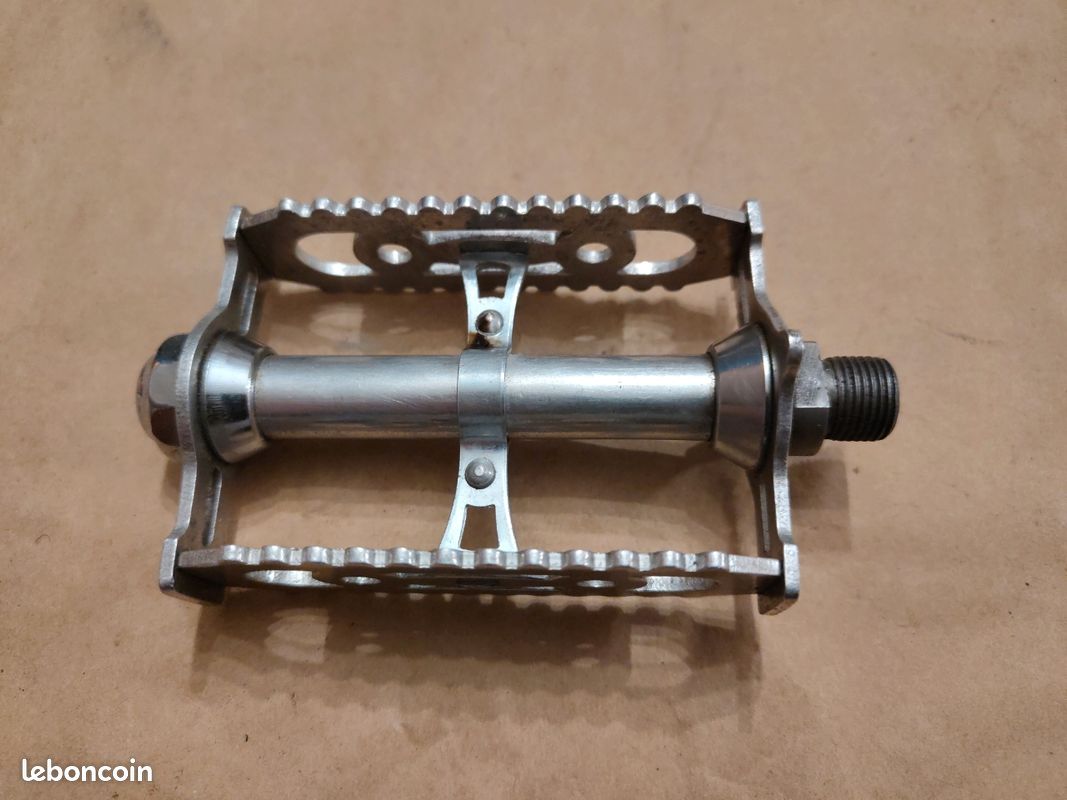 Pédale Gauche Vélo Vintage Lyotard – France, 14x125, Acier, Années 1950