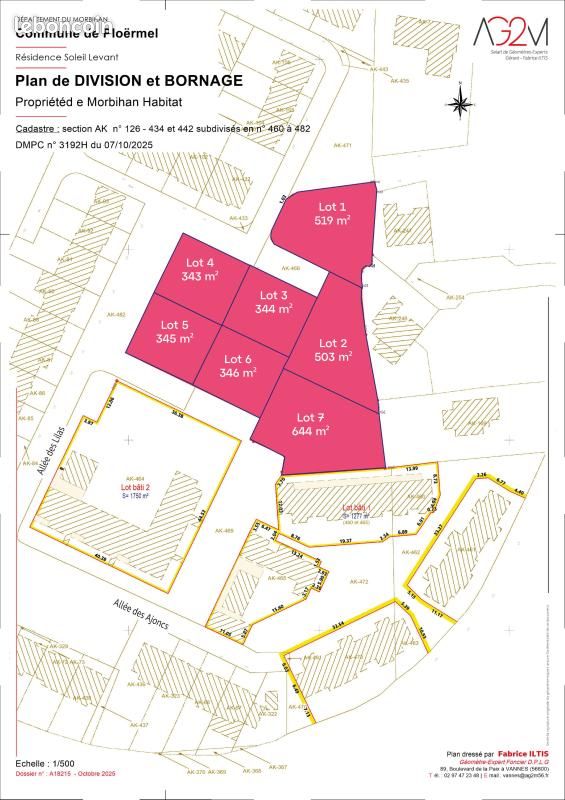 Terrain 343 m² Ploermel · à Ploërmel · 29 000 €