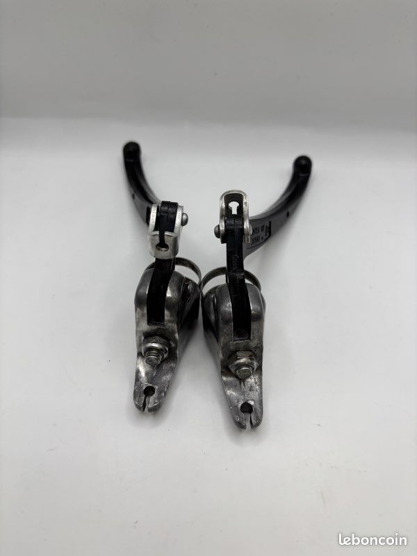 Paire de levier de frein TNT look carbone pour scooter MBK 50 Nitro