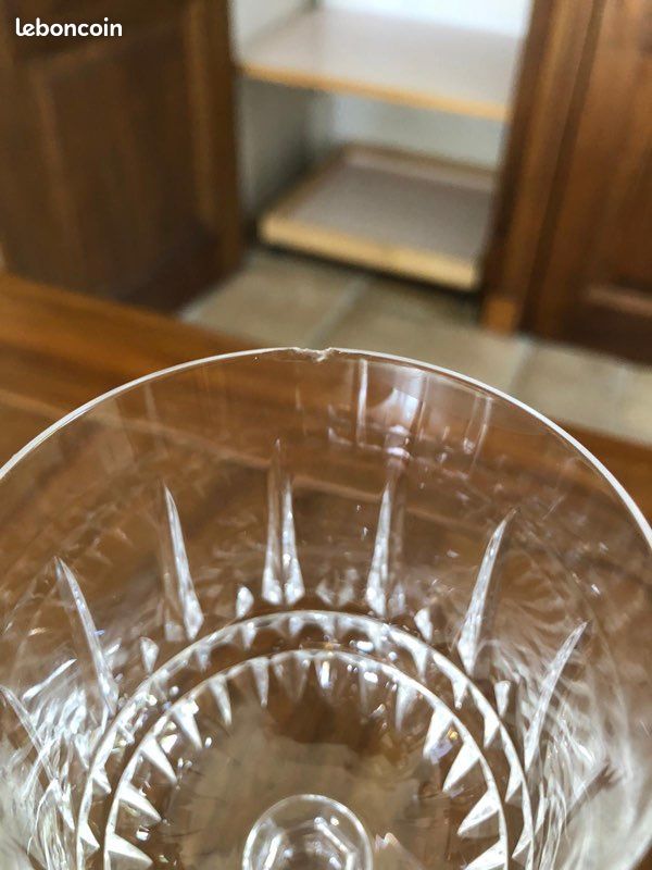 11 Verres à vin Cristal de Sèvre (image 3)