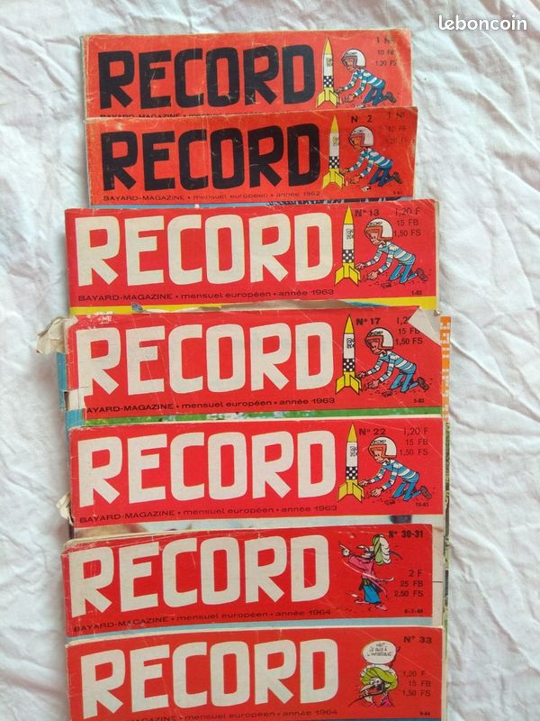 Lot de 7 numéros 1962/1963 magazines Record /n°1 (image 3)