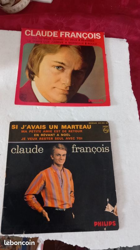 2 Journaux ici paris 1978 plus poster plus 2 disques 45T CLAUDE FRANÇOIS (image 16)