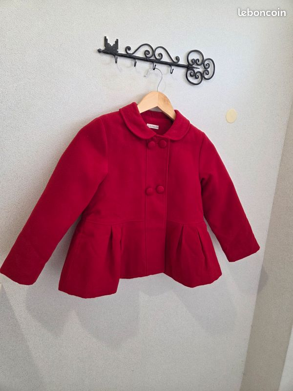 Manteau rouge Lola Palacios 8 ans (image 4)