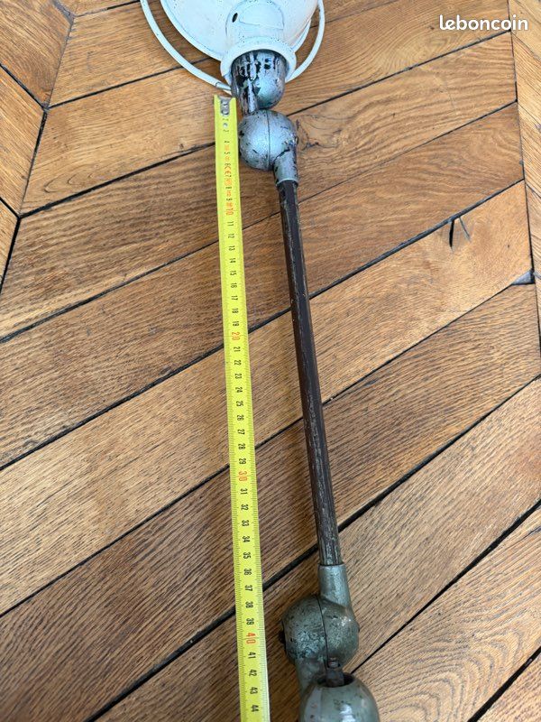 Belle lampe d atelier ou d’usine vintage jielde (image 9)