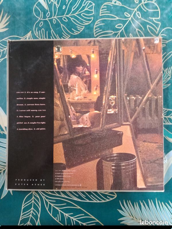 Linda Ronstadt 33T "Simple Dreams"1977 (image 4)
