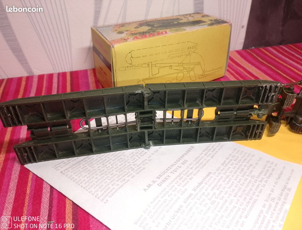Dinky Toys 883 - Char AMX poseur de ponts incomplet