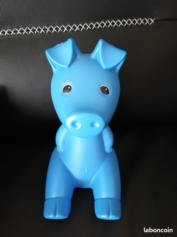 Tirelire chien bleu enfants (image 1)
