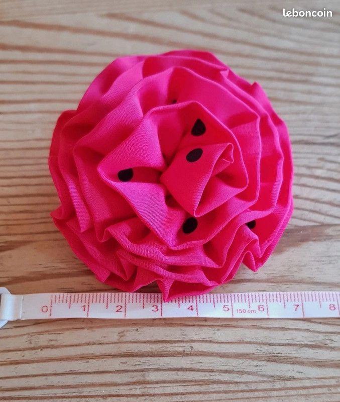 Broche vintage en tissus (image 3)