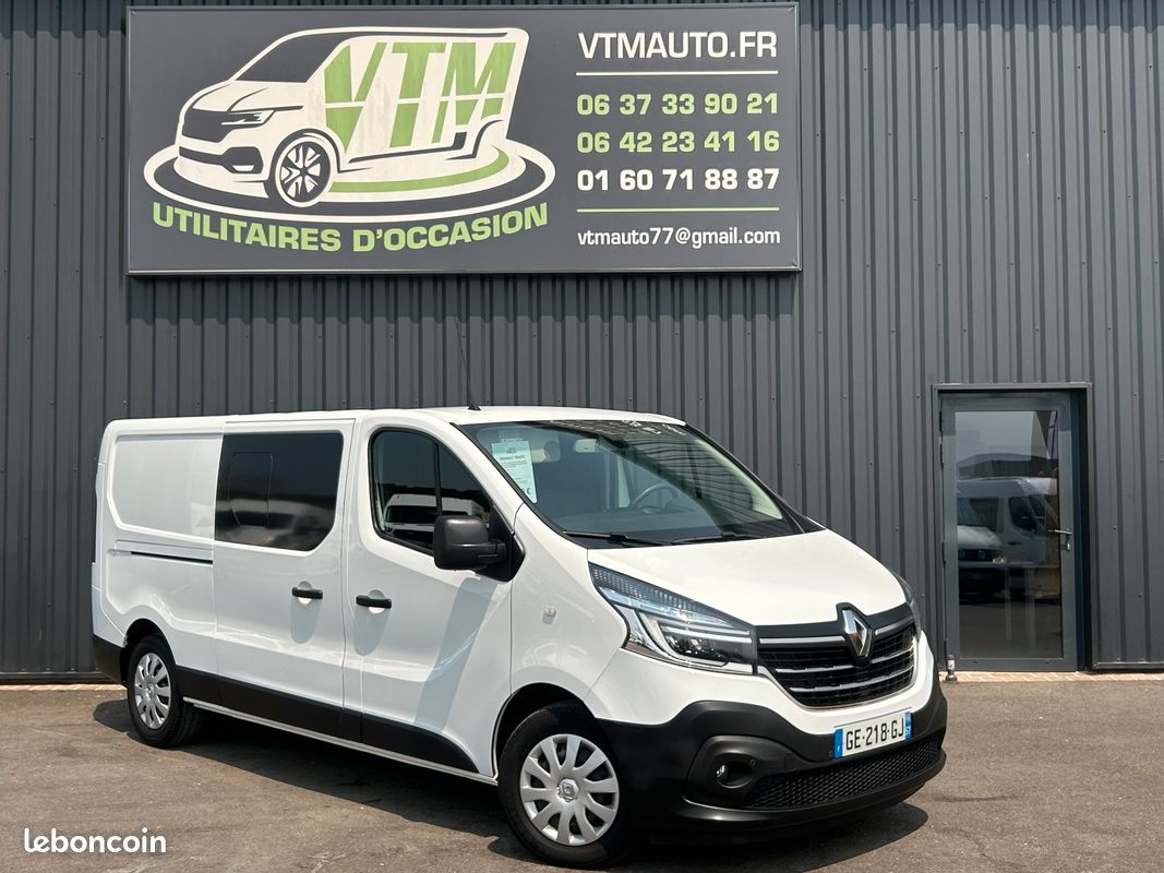 Renault Trafic 2.0 DCI 145ch EDC Boite automatique 1200Kg Fourgon L2H1 Pack Grand Confort Cabine Approfondie 5 Places rabattables Gruau (image 1)