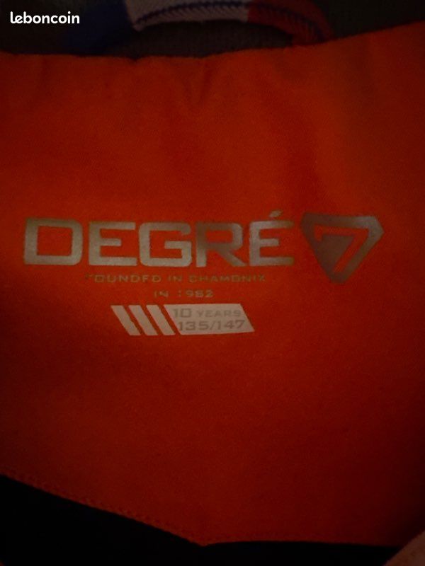 Blouson de ski Degré 7 10 ans (image 4)