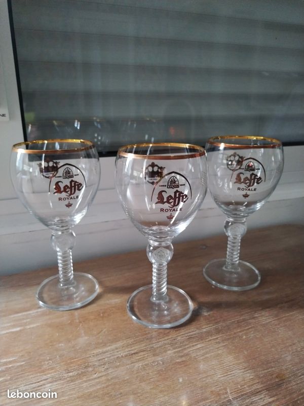 Lot de 3 verres leffe royale (image 1)