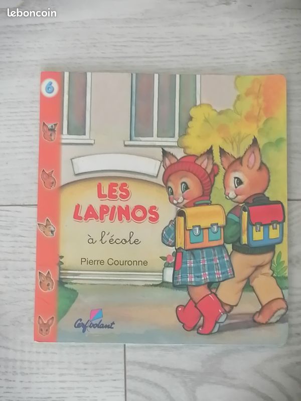 Livre : Les lapinos à l'école (image 2)