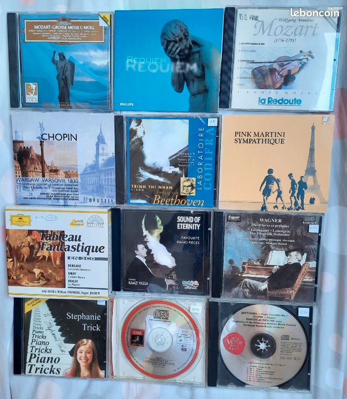 12 CD musique classique de 0,50 à un euro (image 1)