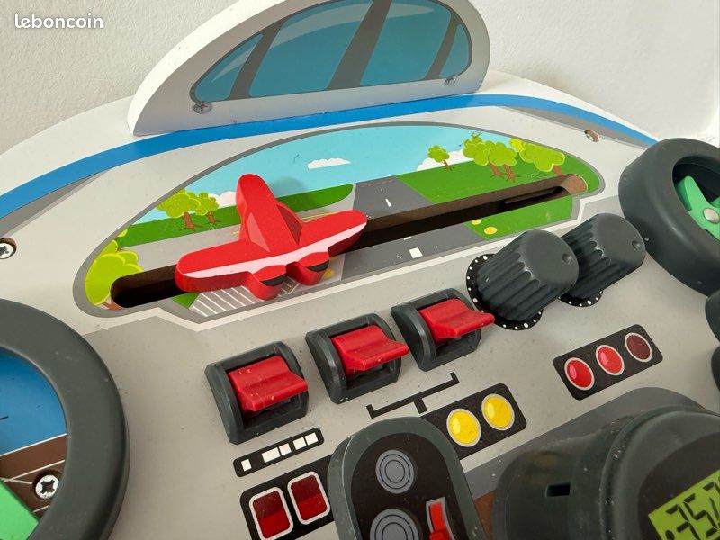 Tableau de bord avion jeux enfant (image 1)