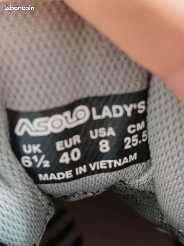 Chaussures montantes randonnée Asolo T40 (image 4)
