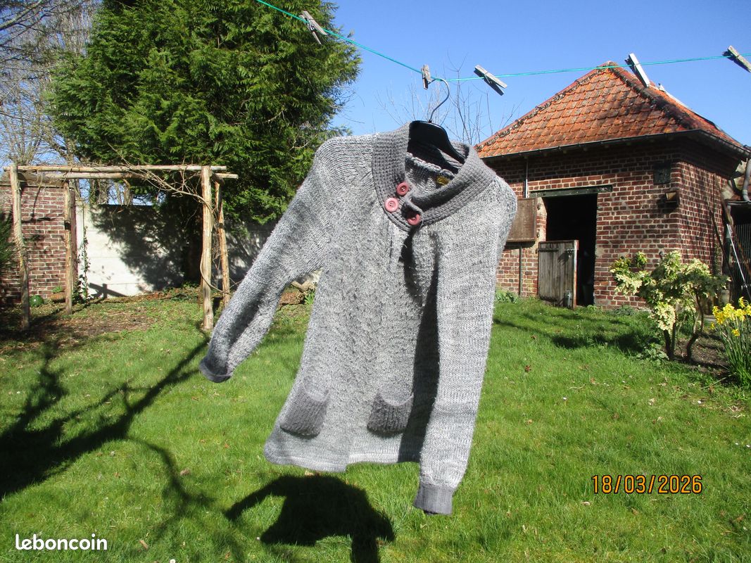 Grand gilet en maille (image 10)