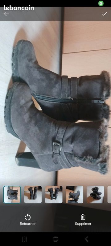 Bottine à talon en 37 de 8 cm (image 1)