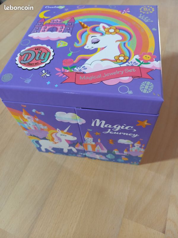 🦄 Coffret à bijoux licorne et kit de création bijoux (image 9)