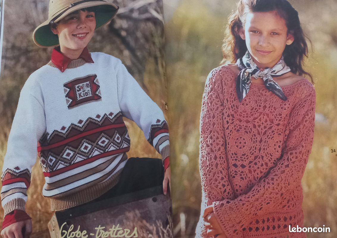 Catalogue tricot Paris mailles Phildar enfants n°24