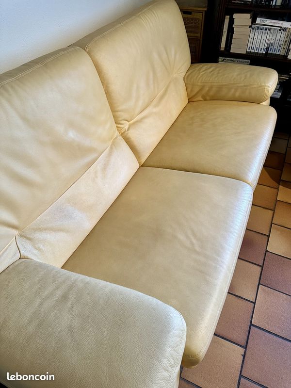 Canape en cuir (image 5)