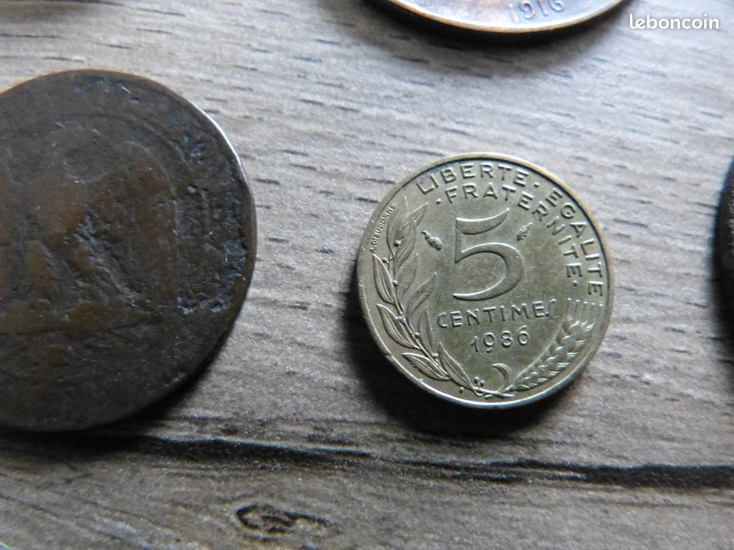 Lot anciennes pièces françaises en franc (image 7)