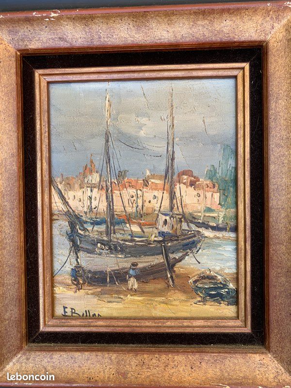 Tableau peinture Etienne Bellan Marine (image 1)