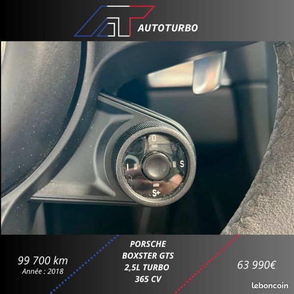 Porsche 718 BOXSTER (982) 2.5 365CH GTS PDK EURO6 (image 15)