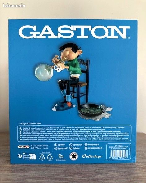 Figurine De Collection - COLLECTOYS - Gaston Et Sa Pancarte : Non Aux Cadences Infernales 141954 Figurine De Collection - COLLECTOYS - Gaston Et Sa Pancarte : Non Aux Cadences Infernales 141954