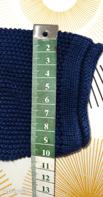 Pull Garçon Primark – Rayé Bleu – Coton – Col Rond – Taille 5-6 Ans – Occasion