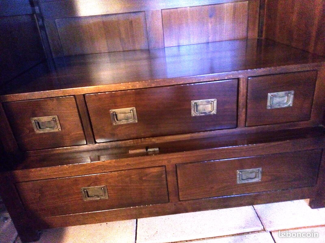 Armoire en merisier massif classique/moderne (image 6)