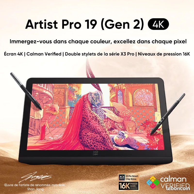Tablette graphique Artist xpen pro 19 gen (image 2)