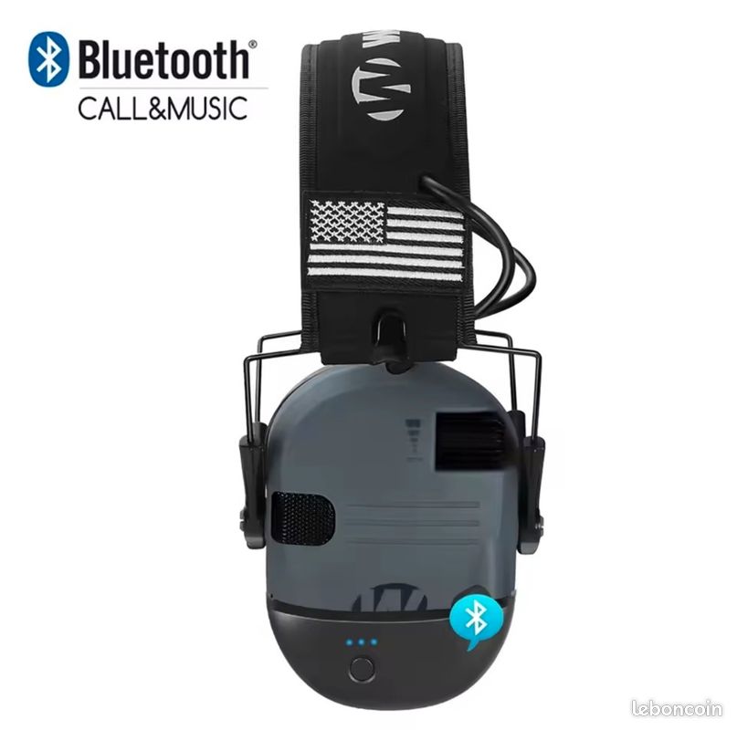 ACEXIER Casque tactique Bluetooth - Réduction du bruit - Pour casque