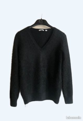 Pull Femme Uniqlo En Coton Vert – Taille S – Manches Longues – Bon état