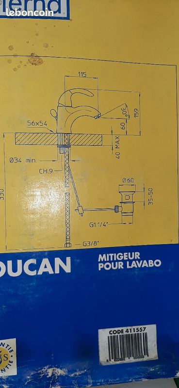 Mitigeur pour lavabo (image 4)