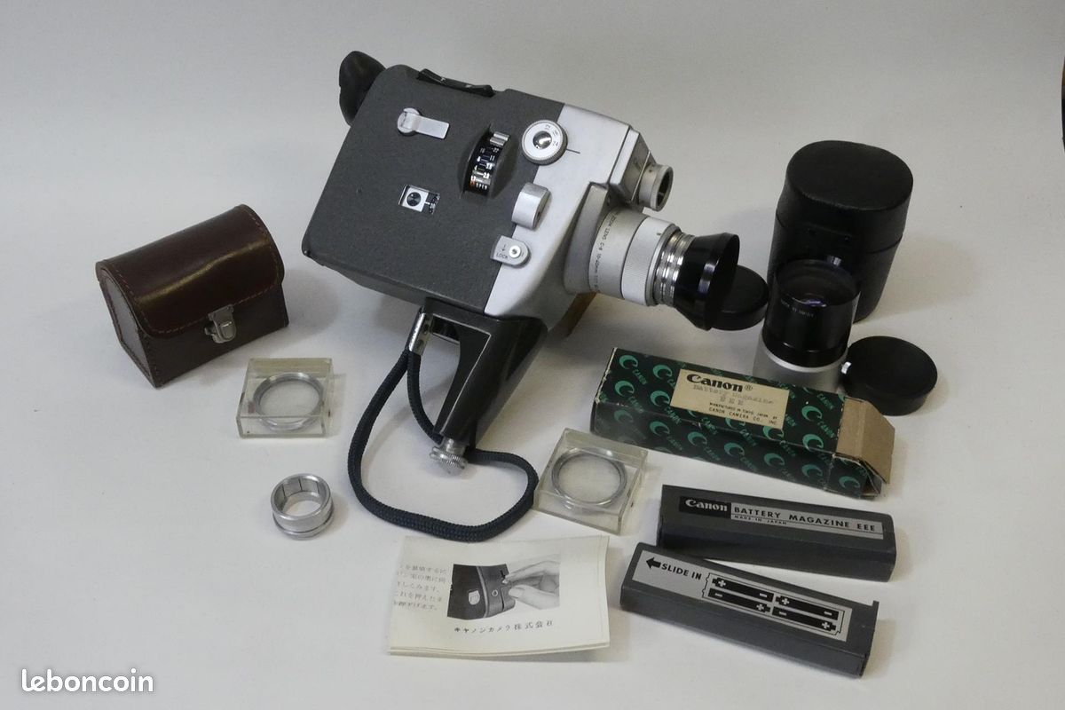 Caméra Canon Motor Zoom 8 - Vintage - Fonctionnelle