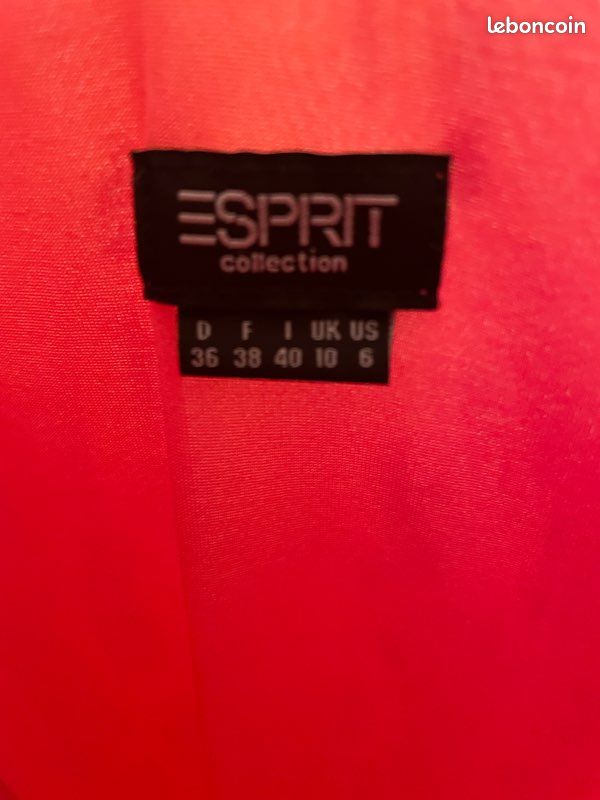 Robe Esprit rose/orange taille 38 (image 2)