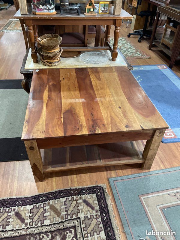 Table basse bois (image 1)