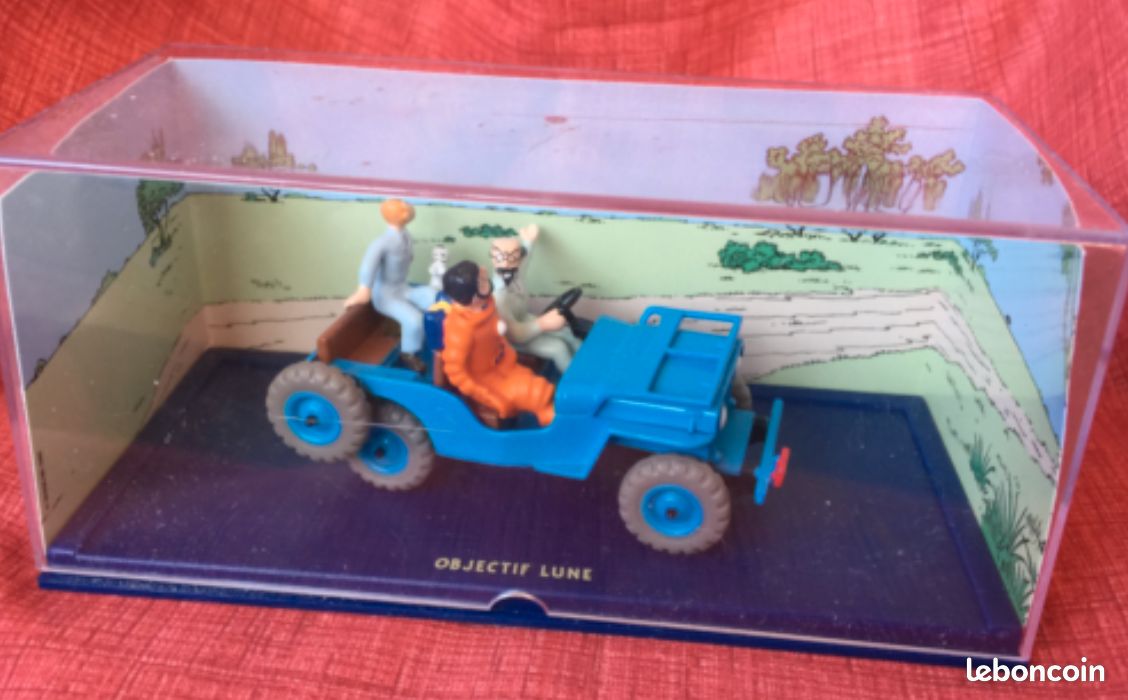 Voiture TINTIN LA JEEP WILLYS CJ2a modèle civil OBJECTIF LUNE TER 2 118 001 (image 1)