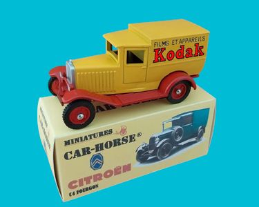 CAR-HORSE CITROEN 2CV 2cv fourgonnette magasin Prisunic style Dinky fin
